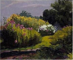 A Neighbor's Garden by John Sloan