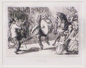 Man Monkey (morse 130) by John Sloan