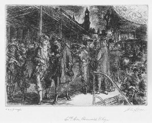 Sixth Avenue, Greenwich Avenue by John Sloan