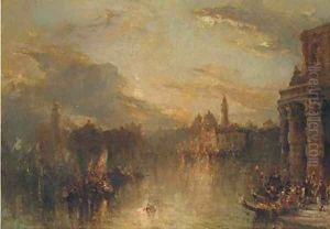 The Grand Canal, Venice 2 by English School