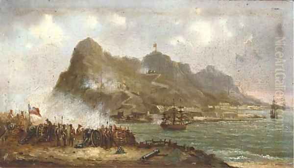 The Siege of Gibraltar, 1704 - view 1