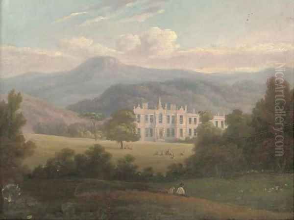 A country house in an extensive landscape - view 1