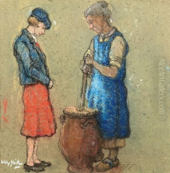 Twee Vrouwen Bij Een Karnton - view 1