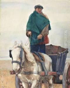 Katwijkse Schelpenvisser by Willy Sluyters