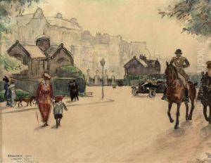 Stanhope Gate, London by Willy Sluyters