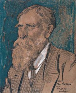 Portret Van "edgar Farasyn" by Willy Sluyters