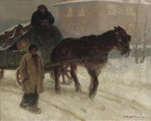 Horse And Carriage In The Snow