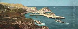 A view of Ilfracombe harbour, North Devon