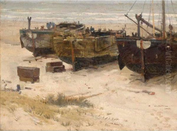 Bomschuiten On The Beach, Katwijk - view 1