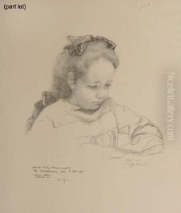Jopie Reading by Willy Sluyters