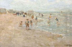 Paddling In The Surf