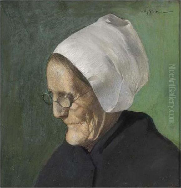 Portrait Of An Elderly Woman - view 1