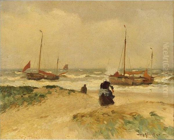 Bomschuiten On Katwijk Beach - view 1