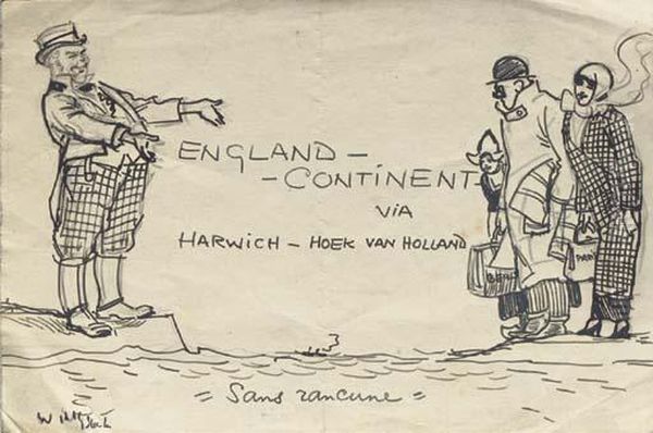 England - Continent: Hoek Van Holland To Harwich - A Posterdesign - view 1