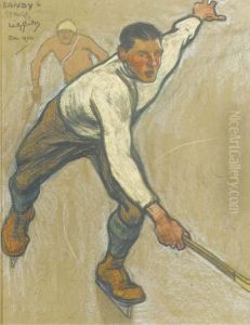 Bandy At St. Moritz by Willy Sluyters