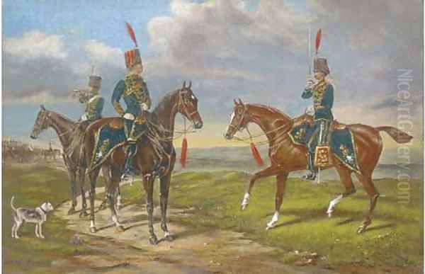 Hussars on manoeuvres - view 1