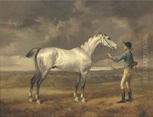 Lamprey, held by a jockey