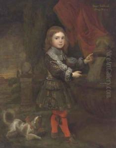 Portrait of a boy, traditionally identified as Rupert Southwell of King's Weston by English School