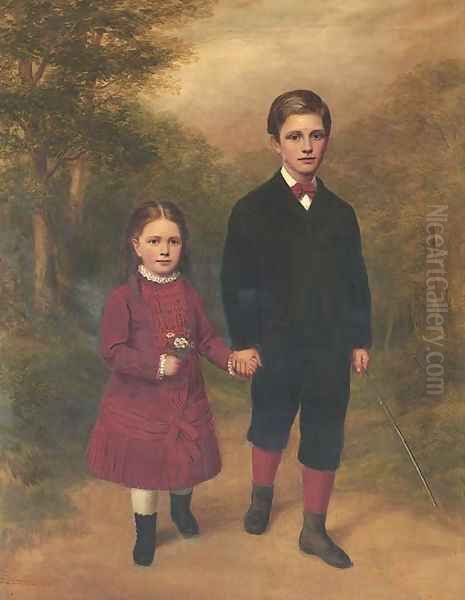 Portrait of a brother and sister - view 1