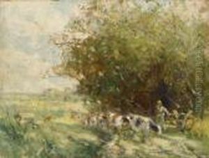 Herding Cattle by George Smith