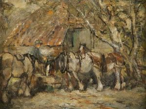 Watering Horses Near Aberdour Watering Horses Near Aberdour