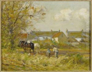 Spring Ploughing by George Smith