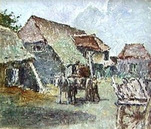 Hay Wagon by George Smith