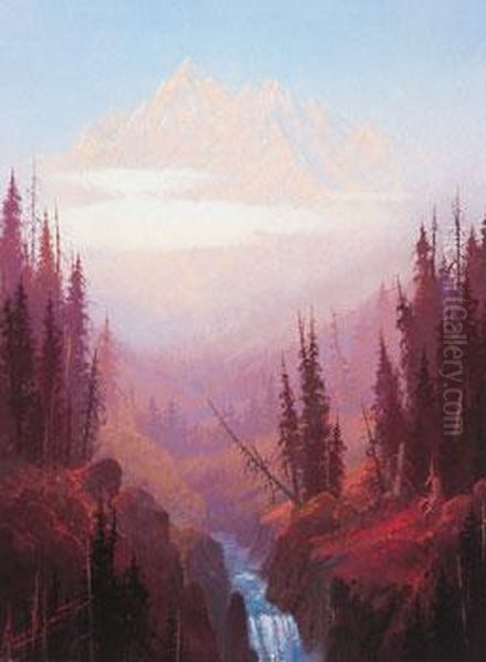 Dawn In The Rocky Mountains - view 1