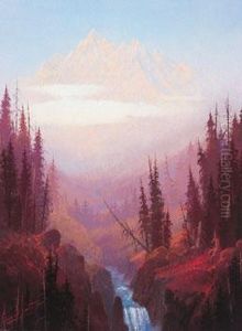 Dawn In The Rocky Mountains by George Smith