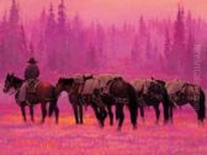 Cranberry Meadows, Head Waters Of The Yellowstone by George Smith