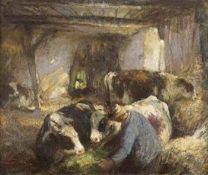Cattle In A Byre Cattle In A Byre