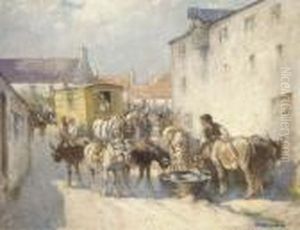 Arrival At The Fair by George Smith