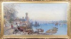 A Continental River Scene