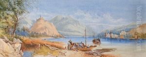 A Continental Lake Scene