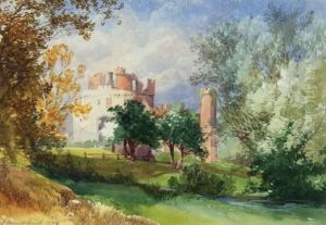 Hurstmonceaux Castle, Sussex by James Burrell-Smith