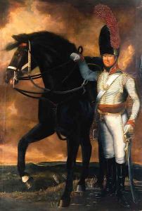 Portrait of Captain Christopher Dunkin of the Surrey Yeomanry by English School