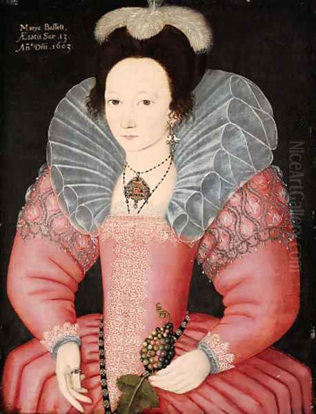 Portrait of Mary Bassett, aged 13 - view 1