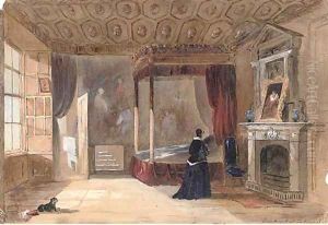 Queen Mary's bedroom, Holyrood Palace