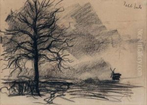 Arbre Et Moulin