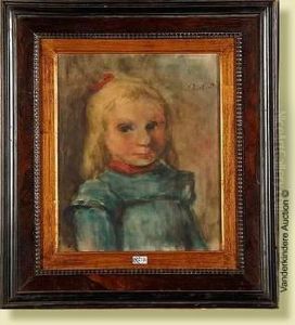 Portrait D'une Fillette by Jakob Smits