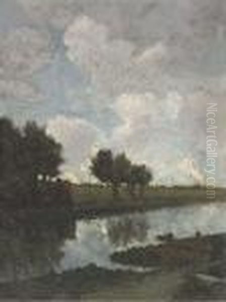 Farm By A Canal - view 1