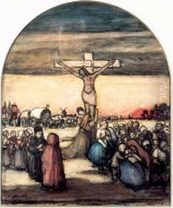 Christ En Croix by Jakob Smits