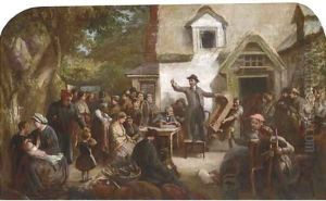 The country auction by English School