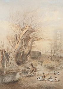 The Back Of The Homestead by Edward Robert Smythe