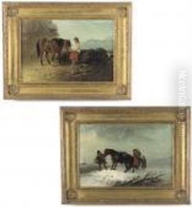 Girl With A Welsh Pony; Bringing Home The Turkey Girl With A Welsh Pony; Bringing Home The Turkey