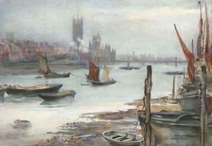View across the Thames towards Westminster