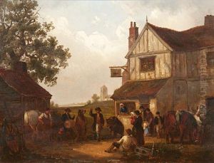 Dancing Bears Outside The Running Fox Inn