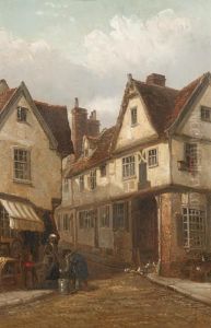Street Scene, Ipswich by Thomas Smythe