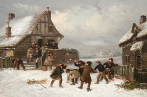The Snowball Fight by Thomas Smythe