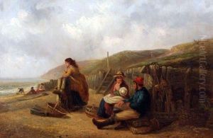 Fisherfolk On The Shore